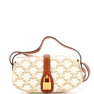 Celine Tabou Clutch With Strap Triomphe #239124C14B